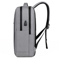 HKM-699347 Large Capacity Waterproof Laptop Backpack with USB Charging Port for Daily Travel and Outdoor Use