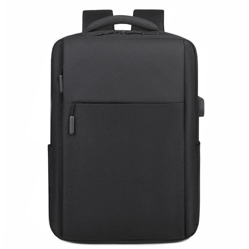 HKM-699347 Large Capacity Waterproof Laptop Backpack with USB Charging Port for Daily Travel and Outdoor Use