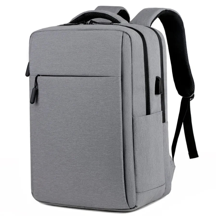 HKM-699347 Large Capacity Waterproof Laptop Backpack with USB Charging Port for Daily Travel and Outdoor Use