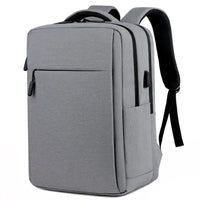 HKM-699347 Large Capacity Waterproof Laptop Backpack with USB Charging Port for Daily Travel and Outdoor Use