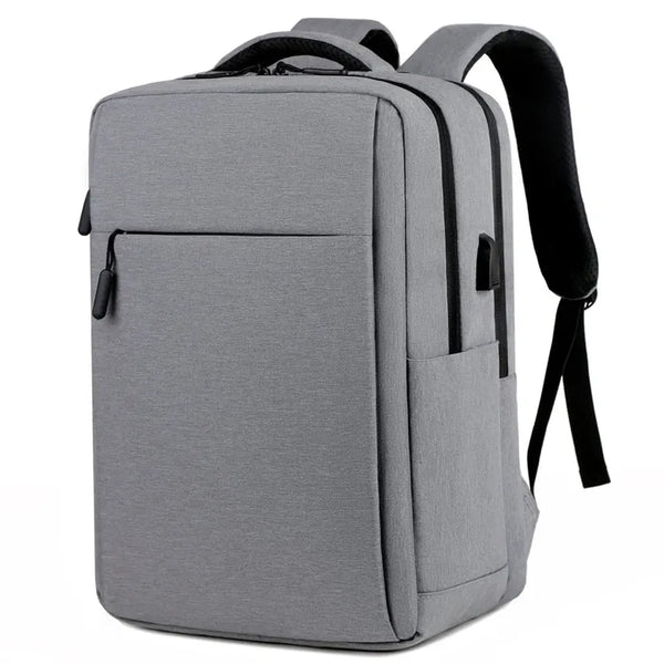 HKM-699347 Large Capacity Waterproof Laptop Backpack with USB Charging Port for Daily Travel and Outdoor Use