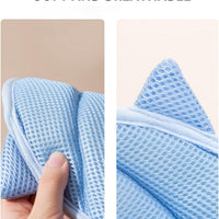 HKM-6993597 Soft and Breathable Shark-Shaped Recovery Cone for Cats and Kittens, Comfortable Neck Protection for Grooming and Post-Surgery Care