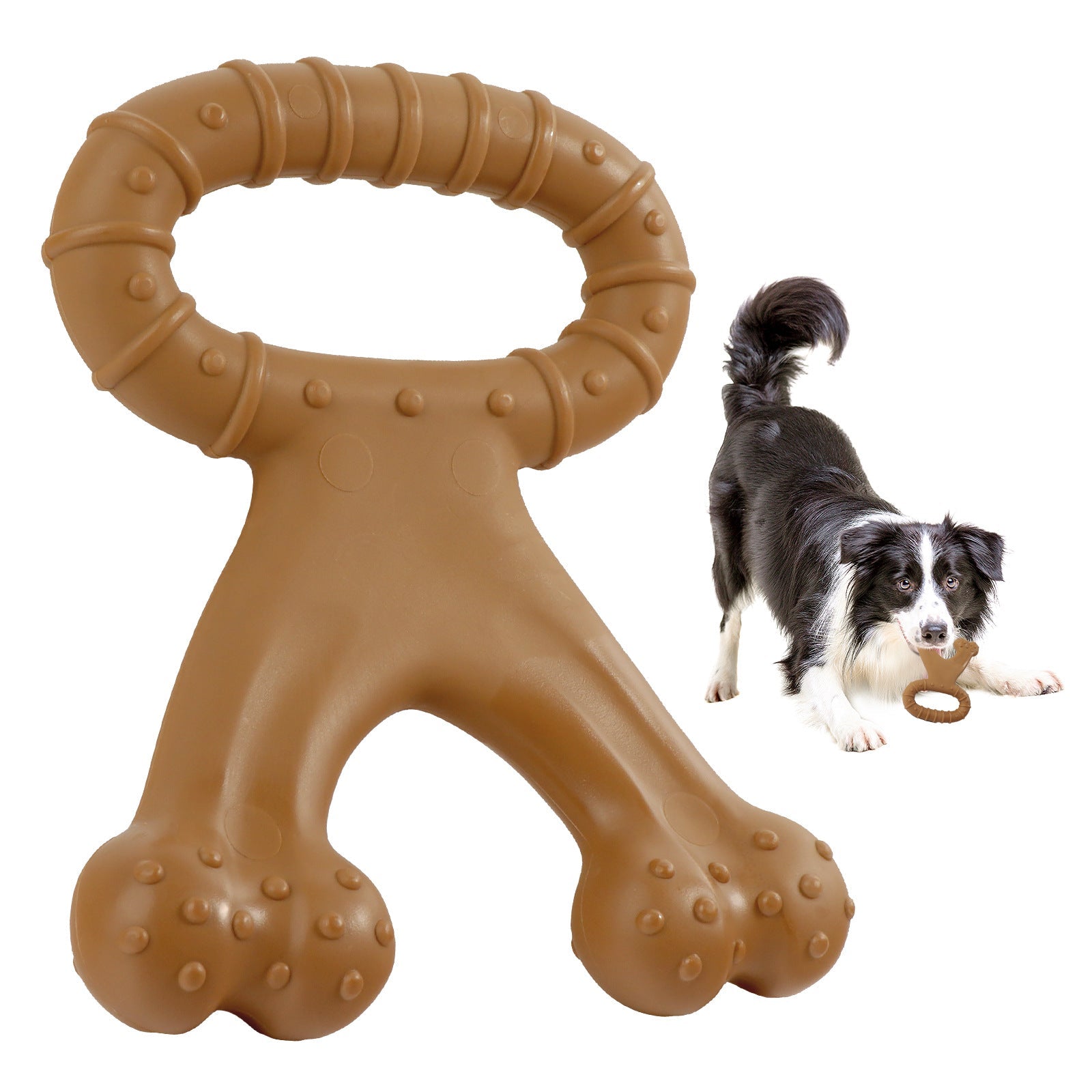 HKM-6994749 Durable Nylon Chewing Toy for Dogs - Molar Interactive Design