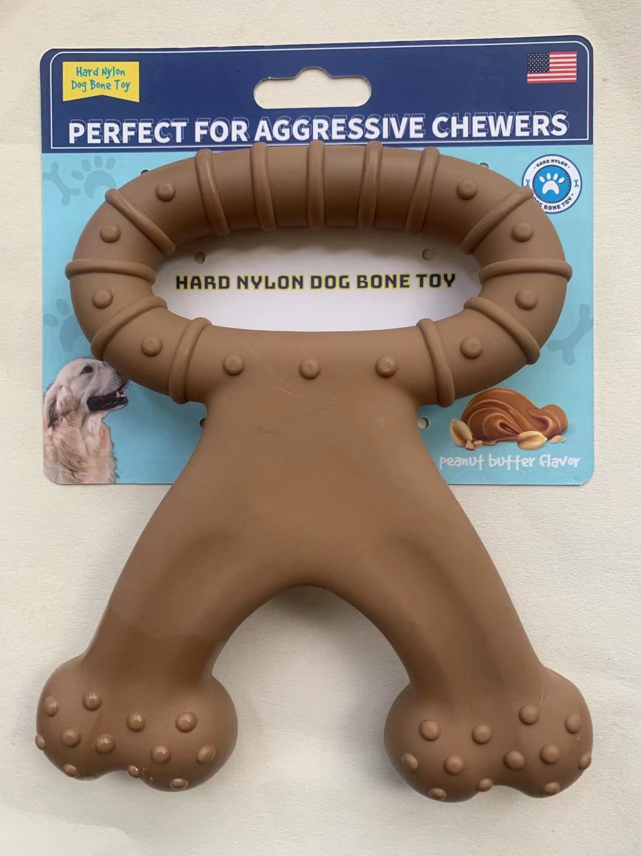 HKM-6994749 Durable Nylon Chewing Toy for Dogs - Molar Interactive Design