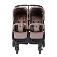 HKM-699475 2-in-1 Luxury Twin Stroller with High Landscape Design, Aluminium Frame and Dual Baskets for Infants
