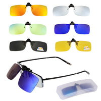 HKM-699475 Clip-On Sunglasses for Men - UV Protection and Stylish Design