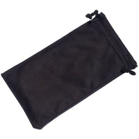 HKM-699539 Pressure-Proof Flannel Sunglasses Storage Bag - Durable Cloth Eyewear Case (9x17CM)