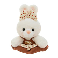 HKM-6995773 Plaid Bear Rabbit Plush Toy for Youth Couples - Cute 23CM Soft Stuffed Animal