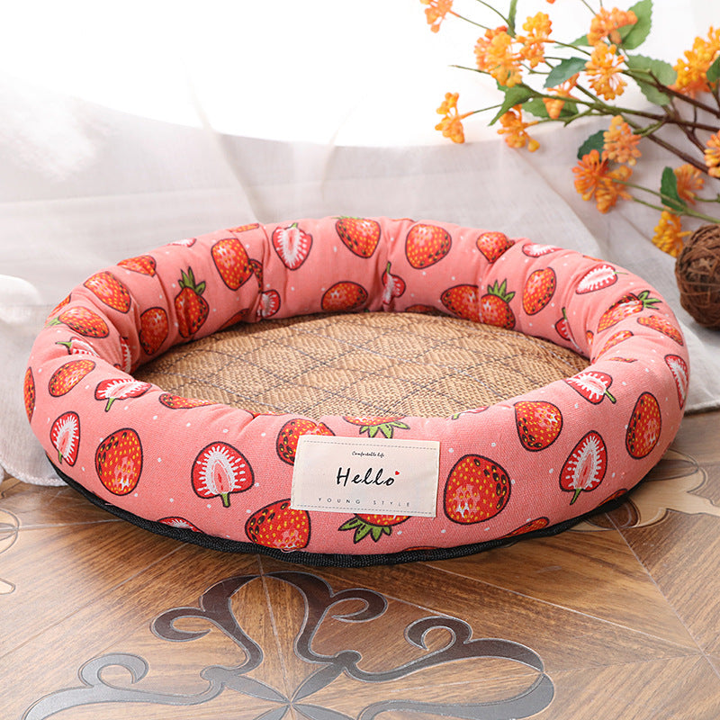 HKM-6996157 Cozy Round Pet Kennel for Cats and Dogs - Available in Various Styles and Sizes