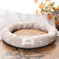 HKM-6996157 Cozy Round Pet Kennel for Cats and Dogs - Available in Various Styles and Sizes