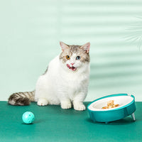 HKM-6996285 Eco-Friendly Disposable Cat and Dog Food Bowl with Non-Slip Base and Replaceable Paper Liners