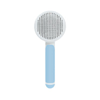 HKM-6997693 Round Handle Self-Cleaning Pet Comb with Stainless Steel Needles and Sticky Bead Design