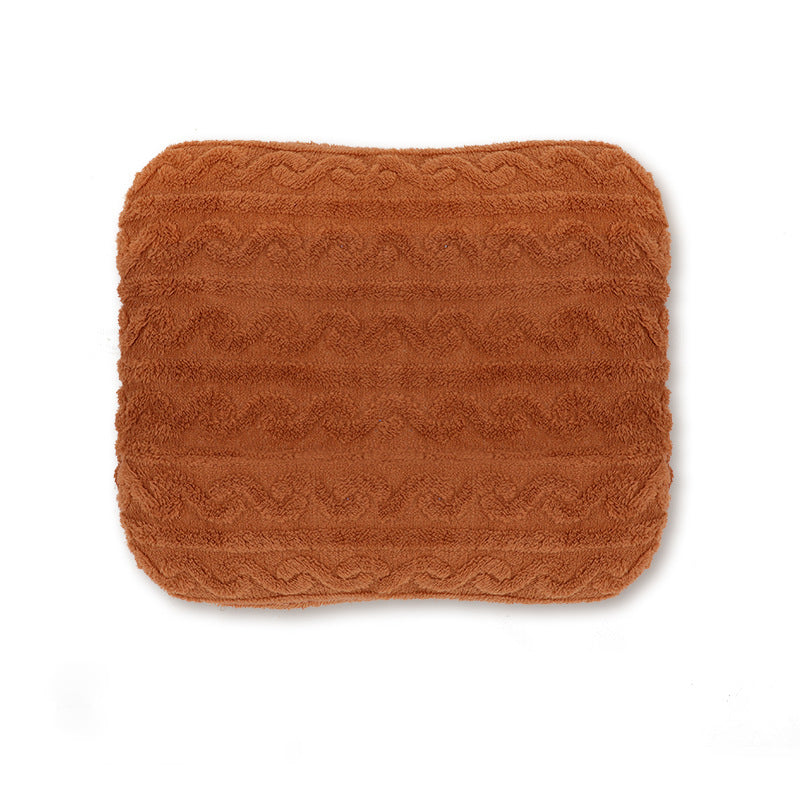 HKM-6997949 Soft Plush Flannel Pet Bed - Warm Thick Comfortable Mattress for Cats and Dogs, Machine Washable, Available in Multiple Sizes