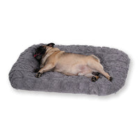 HKM-6997949 Soft Plush Flannel Pet Bed - Warm Thick Comfortable Mattress for Cats and Dogs, Machine Washable, Available in Multiple Sizes