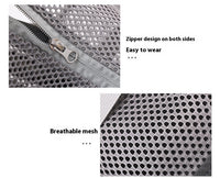 HKM-6998333 Breathable Mesh Pet Dog Backpack in Gray - Medium Polyester Carrier
