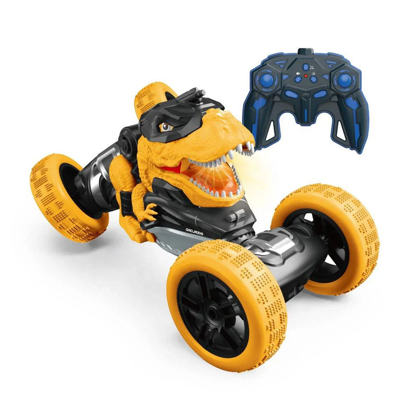 HKM-699859 Remote Control Dinosaurs RC Twist Stunt Truck Toy for Indoor-Outdoor Fun, Electric Battery-Powered Vehicle