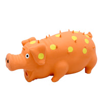 HKM-6999357 Durable Latex Interactive Chew Toy for Dogs with Squeaker and Teeth Grinding Design