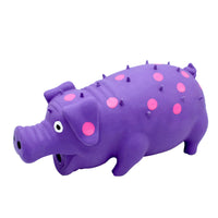 HKM-6999357 Durable Latex Interactive Chew Toy for Dogs with Squeaker and Teeth Grinding Design