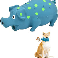 HKM-6999357 Durable Latex Interactive Chew Toy for Dogs with Squeaker and Teeth Grinding Design
