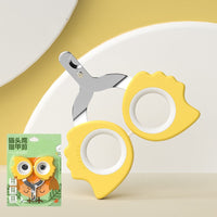 HKM-6999869 Universal Pet Nail Clippers for Dogs and Cats - Available in Lemon Yellow, Lake Blue, and Ivory White