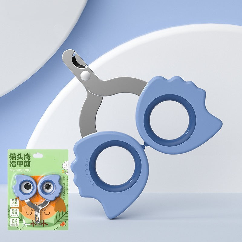 HKM-6999869 Universal Pet Nail Clippers for Dogs and Cats - Available in Lemon Yellow, Lake Blue, and Ivory White