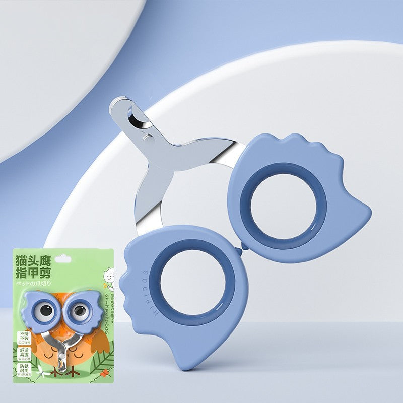 HKM-6999869 Universal Pet Nail Clippers for Dogs and Cats - Available in Lemon Yellow, Lake Blue, and Ivory White