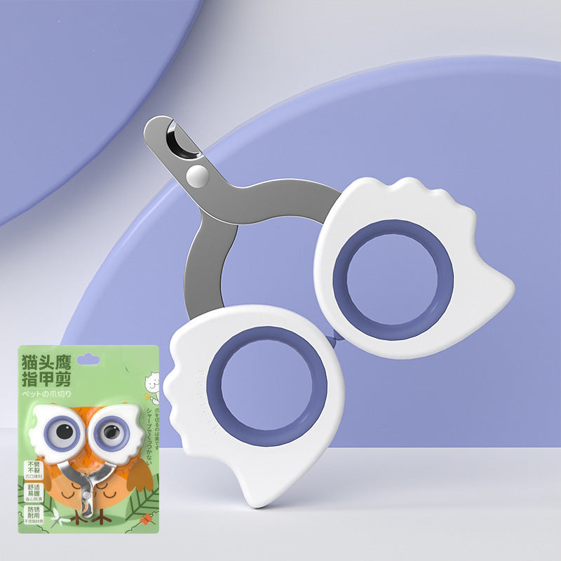 HKM-6999869 Universal Pet Nail Clippers for Dogs and Cats - Available in Lemon Yellow, Lake Blue, and Ivory White