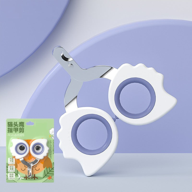 HKM-6999869 Universal Pet Nail Clippers for Dogs and Cats - Available in Lemon Yellow, Lake Blue, and Ivory White