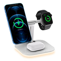 HKM-699987 Three-in-One Wireless Charging Stand with Magnetic Fast Charging for Devices