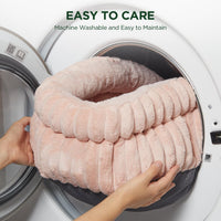 HKM-7000125 Super Soft Round Washable Cat Bed with Anti-Slip Bottom for Indoor Cats and Kittens - Multiple Sizes Available