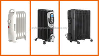 HKM-700051 11 Fins 2500W Oil Filled Electric Radiator Heater with Adjustable Thermostat and Safety Features