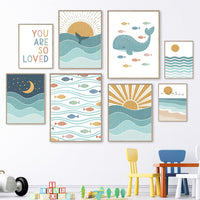 HKM-700115 Modern Canvas Decorative Artwork - Living Room Spray Painting on Oil Painting Cloth