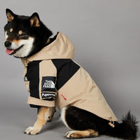 HKM-7001533 Khaki Shell Jacket for Dogs - Weather-Resistant Pet Coat in Multiple Sizes