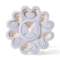 HKM-7002045 Interactive Flower Shape Slow Feeder Dog Puzzle Bowl for Cognitive Training and Olfactory Stimulation