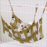 HKM-7005117 Breathable Multi-Color Cotton Hemp Cat Hammock for Cages and Hanging Nests