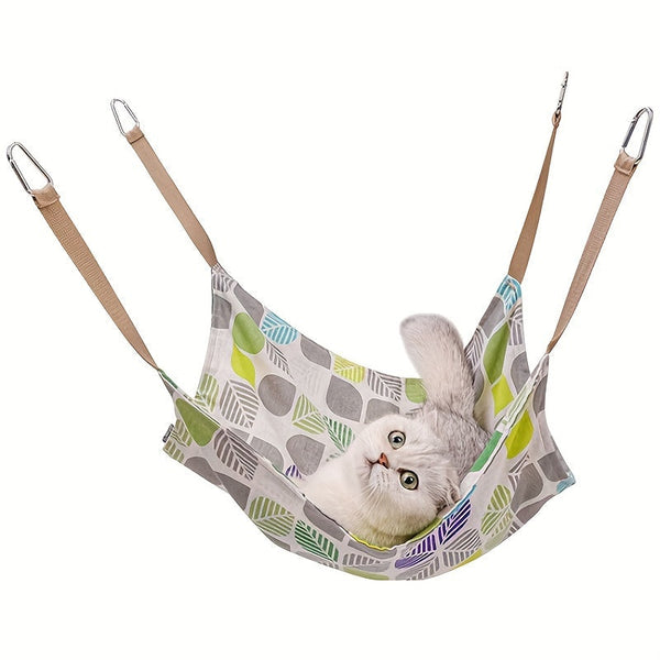 HKM-7005117 Breathable Multi-Color Cotton Hemp Cat Hammock for Cages and Hanging Nests
