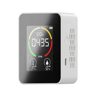 HKM-700627 Air Quality Tester CO2 Detector with Type-C Rechargeable Data Logger, Infrared Technology, LCD Display