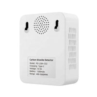 HKM-700627 Air Quality Tester CO2 Detector with Type-C Rechargeable Data Logger, Infrared Technology, LCD Display