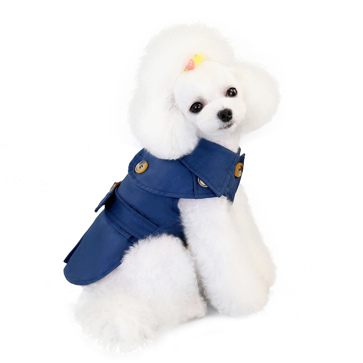 HKM-7007421 Trendy Three-Color Windbreaker for Small Dogs - Ideal for Autumn and Winter Wear