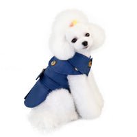 HKM-7007421 Trendy Three-Color Windbreaker for Small Dogs - Ideal for Autumn and Winter Wear