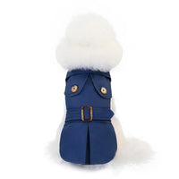 HKM-7007421 Trendy Three-Color Windbreaker for Small Dogs - Ideal for Autumn and Winter Wear
