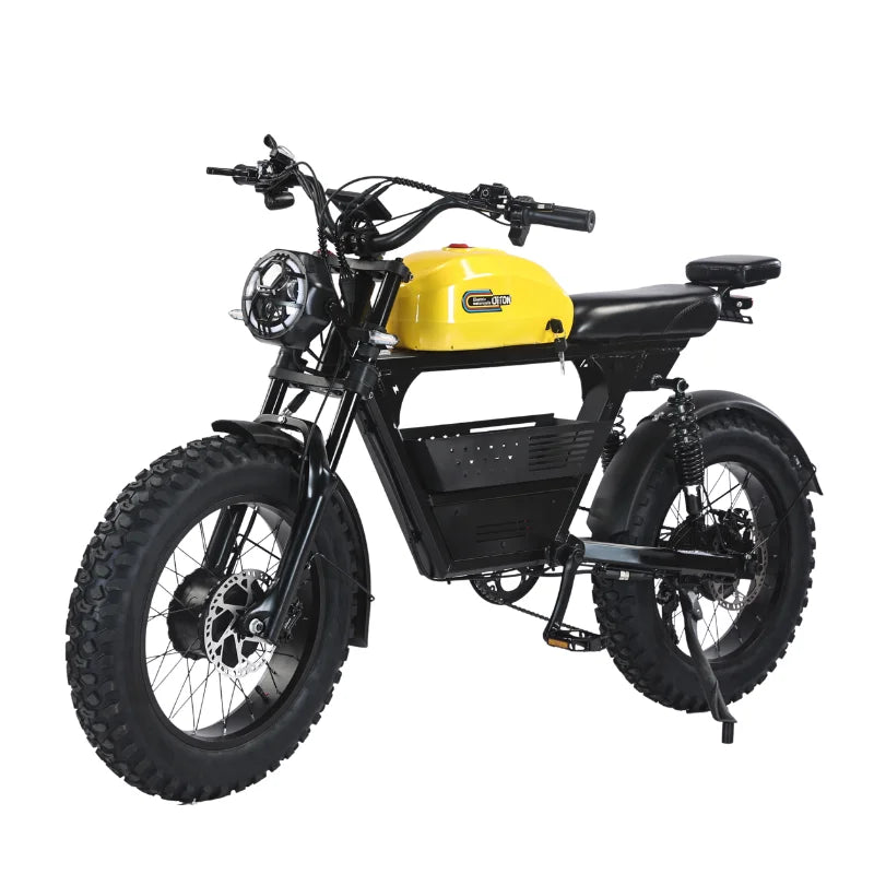 HKM-700755 Diton Tank 300 Yellow 48V 1500W Electric Off-Road Motorcycle with 35Ah Battery