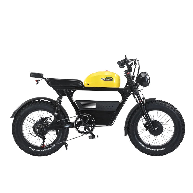 HKM-700755 Diton Tank 300 Yellow 48V 1500W Electric Off-Road Motorcycle with 35Ah Battery