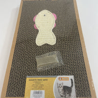 HKM-7007805 Cat Scratching Post with Multi-Level Design and Cozy Retreat Area