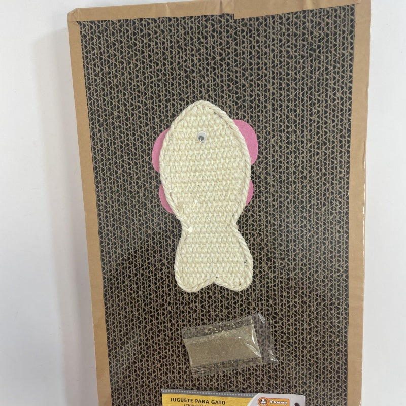 HKM-7007805 Cat Scratching Post with Multi-Level Design and Cozy Retreat Area