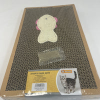 HKM-7007805 Cat Scratching Post with Multi-Level Design and Cozy Retreat Area