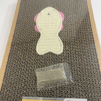 HKM-7007805 Cat Scratching Post with Multi-Level Design and Cozy Retreat Area