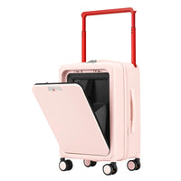 HKM-700819 Compact 18-Inch Suitcase with Laptop Compartment and Wheels for Travel