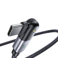 HKM-700819 Rotatable 60W and 100W Data Cable - Lengths of 1.2m and 2m - Available in Sparkling Black and Flame Red