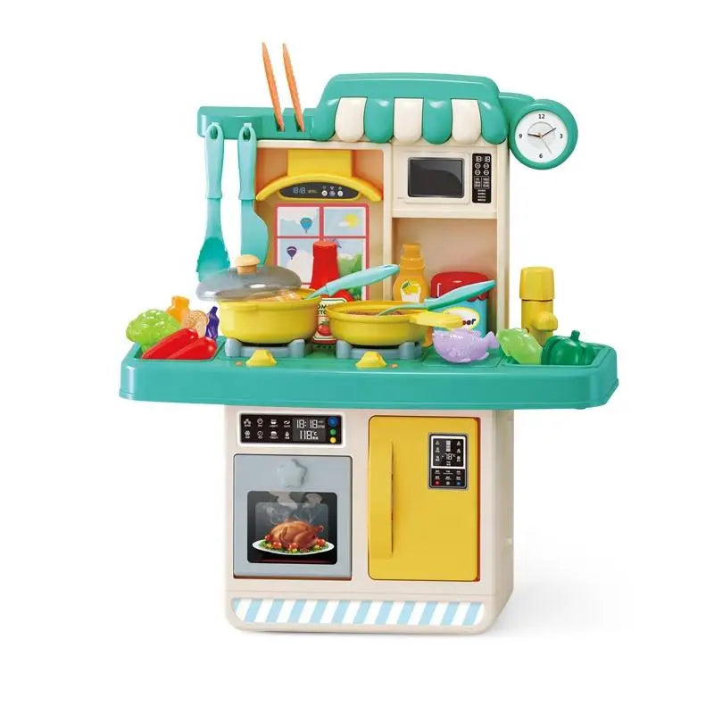 HKM-700883 Deluxe Kitchen Play Set for Children - Interactive Role Play Cooking Toy
